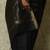 Black Raw Silk Saree With Blouse Piece