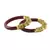 Extra Large Size Brass And Acrylic Bangle Color Maroon