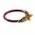 Extra Large Size Brass And Acrylic Bangle Color Maroon