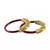 Extra Large Size Brass And Acrylic Bangle Color Maroon