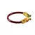 Extra Large Size Brass And Acrylic Bangle Color Maroon