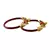 Extra Large Size Brass And Acrylic Bangle Color Maroon