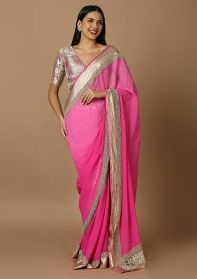 Multicolor Brocade Ready Made Blouse 6