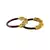 Extra Large Size Brass And Acrylic Bangle Color Maroon