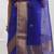 Blue Matka Pure Silk Saree With Blouse Piece