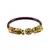 Extra Large Size Brass And Acrylic Bangle Color Maroon