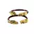 Extra Large Size Brass And Acrylic Bangle Color Maroon