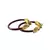 Extra Large Size Brass And Acrylic Bangle Color Maroon