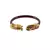 Extra Large Size Brass And Acrylic Bangle Color Maroon