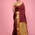 Maroon Kanjivaram Silk Saree With Blouse Piece