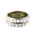 Extra Large Size Brass And Acrylic Bangle Color White