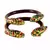 Extra Large Size Brass And Acrylic Bangle Color Maroon