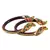 Extra Large Size Brass And Acrylic Bangle Color Maroon
