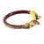 Extra Large Size Brass And Acrylic Bangle Color Maroon