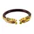 Extra Large Size Brass And Acrylic Bangle Color Maroon