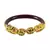Extra Large Size Brass And Acrylic Bangle Color Maroon