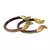 Extra Large Size Brass And Acrylic Bangle Color Maroon
