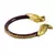 Extra Large Size Brass And Acrylic Bangle Color Maroon