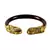 Extra Large Size Brass And Acrylic Bangle Color Maroon