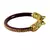 Extra Large Size Brass And Acrylic Bangle Color Maroon
