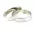 Extra Large Size Brass Bangle Color White