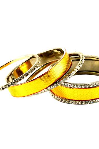 Extra Large Size Brass Bangle Color Yellow