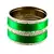 Extra Large Size Brass Bangle Color Green