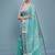 Blue Cotton Saree With Blouse Piece