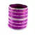 Extra Large Size Brass And Acrylic Bangle Color Rani