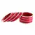 Extra Large Size Brass And Acrylic Bangle Color Gajri