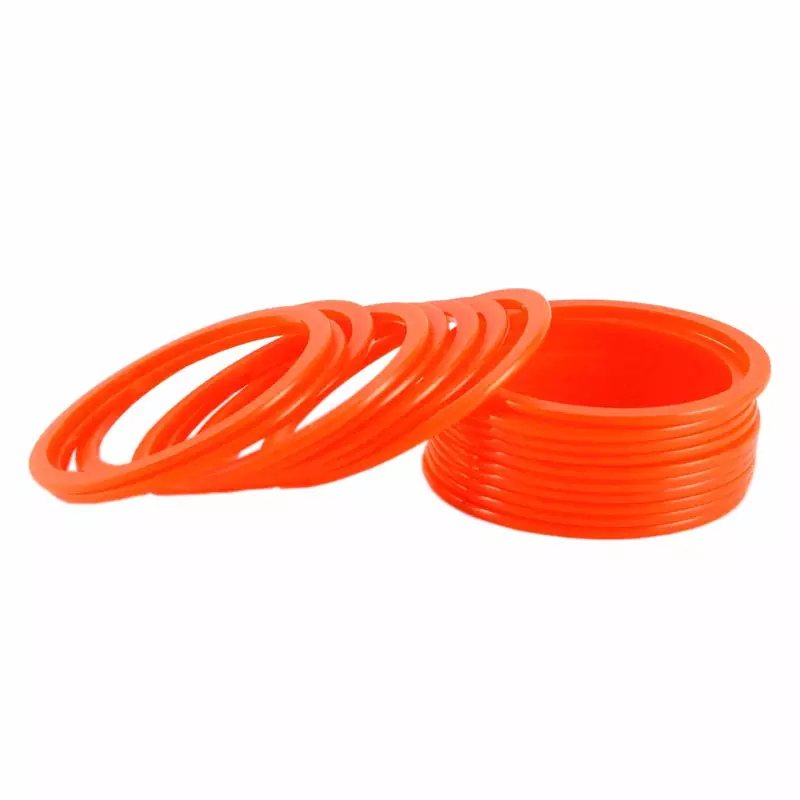 Extra Large Size Acrylic Bangle Color Orange