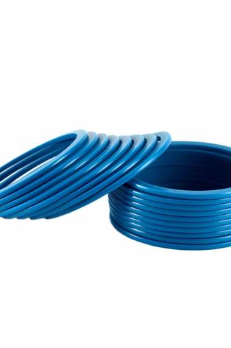 Extra Large Size Acrylic Bangle Color Blue