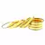 Extra Large Size Brass And Acrylic Bangle Color Yellow