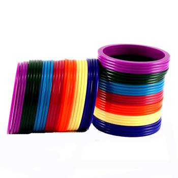Extra Large Size Acrylic Bangle Color Multicolor 1