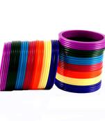 Extra Large Size Acrylic Bangle Color Multicolor