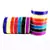 Extra Large Size Brass And Acrylic Bangle Color Multicolor