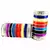 Extra Large Size Brass And Acrylic Bangle Color Multicolor