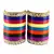 Extra Large Size Brass And Acrylic Bangle Color Multicolor
