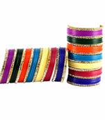 Extra Large Size Brass And Acrylic Bangle Color Multicolor