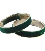 Extra Large Size Acrylic Bangle Color Dark Green