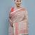Pink Gachi Tussar Nakshi Kantha Saree With Blouse Piece
