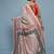 Pink Gachi Tussar Nakshi Kantha Saree With Blouse Piece