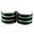 Extra Large Size Brass And Acrylic Bangle Color Dark Green