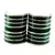 Extra Large Size Brass And Acrylic Bangle Color Dark Green