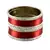 Extra Large Size Brass Bangle Color Red