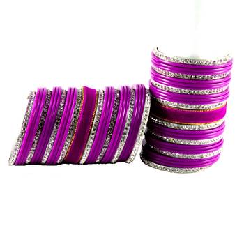 Extra Large Size Brass Bangle Color Rani 1