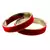 Extra Large Size Brass Bangle Color Red