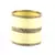 Extra Large Size Brass And Acrylic Bangle Color Cream