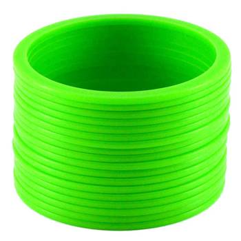 Extra Large Size Acrylic Bangle Color Light Green 2