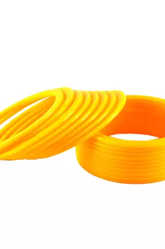 Extra Large Size Acrylic Bangle Color Yellow